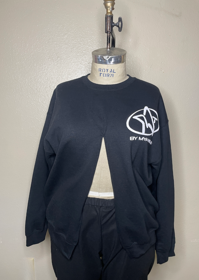 RAT Eyechart Slit Sweatshirt